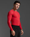 Core Compression Long Sleeve - Red/No Logo