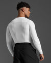 Core Compression Long Sleeve - White/No Logo