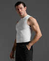 Core Compression Sleeveless - White/No Logo