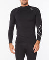 Ignition Compression Long Sleeve - Black/Silver