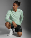 Aero Long Sleeve - Digital Mint/Black Reflective