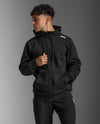 Aspire Zip Hoodie - Black/White