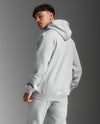 Aspire Zip Hoodie - Grey Marle/White