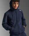 Aspire Zip Hoodie - Midnight/White