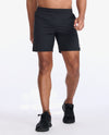 Aspire 7 Inch Shorts - Black/White