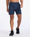 Aspire 7 Inch Shorts - Midnight/White