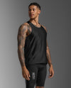 Light Speed React Singlet - Black/Black Reflective