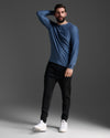 Signature Long Sleeve Tee - Indigo/Indigo