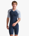 Light Speed Tech Sleeved Trisuit - Outerspace/White