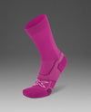 Vectr Cushion Crew Socks - Hyper Violet/White