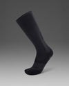 Vectr Light Cushion Full Length Compression Socks - Titanium/Black