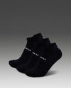 Ankle Socks 3 Pack - Black/White