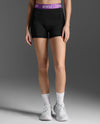 Everyday Compression 3 Inch Shorts - Black/Thistle