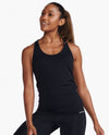 Motion Tech Singlet - Black/Harbor Mist