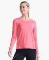 Aspire Long Sleeve - Pink Lift/White