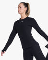 Ignition Base Layer Long Sleeve - Black/Silver Reflective