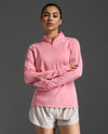 Ignition 1/4 Zip - Pink Glow/White Reflective