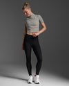 Form Soft Touch 1/2 Zip Tee - Carbon/Moon