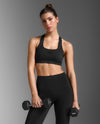 Form Racerback Medium Impact Bra - Black/Black