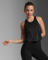 Form Soft Jersey Crop Tank - Black/Black