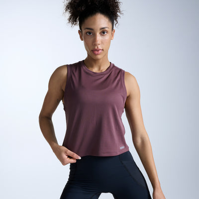 Aero Mesh Crop Tank