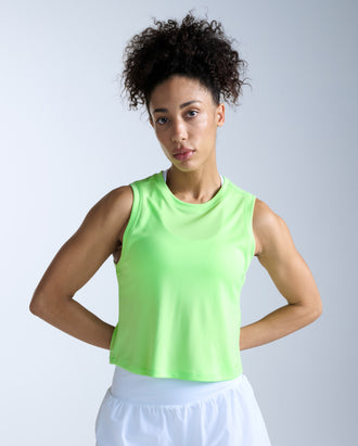 Aero Mesh Crop Tank