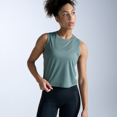 Aero Mesh Crop Tank