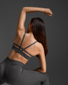 Fluid Open Back Bra - Sable/Sable