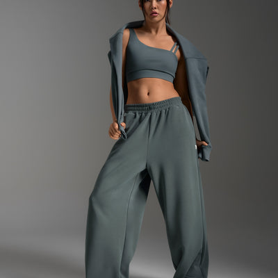 Wonderluxe Sand Washed Wide Leg Pants