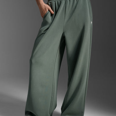 Wonderluxe Sand Washed Wide Leg Pants